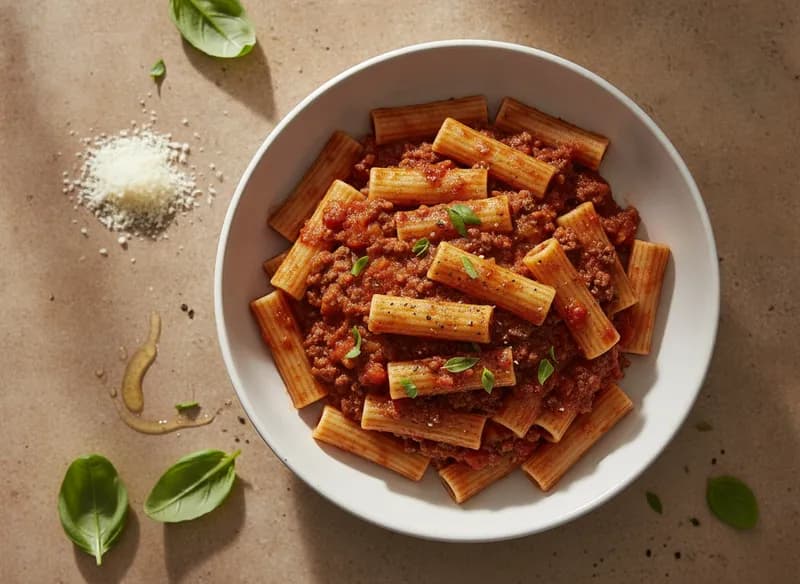 Bolognaise et pâtes